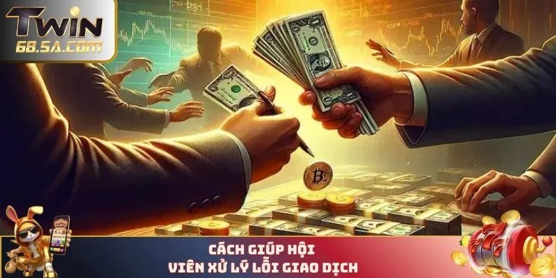 Cách giúp hội viên xử lý lỗi giao dịch